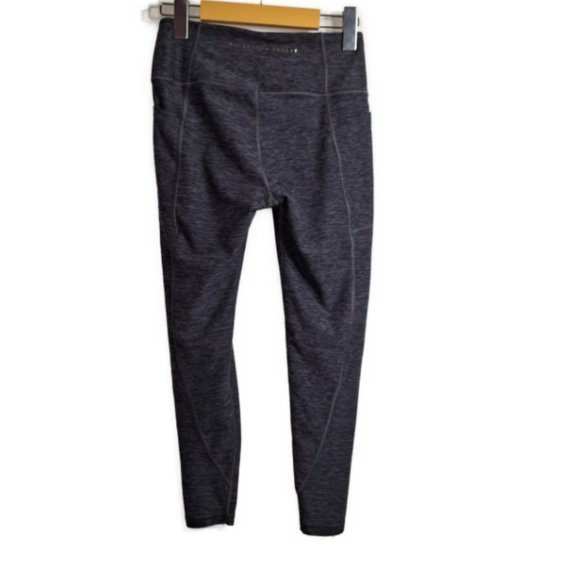 Victoria's Secret Grey Leggings with Pockets Grey with Purple Flecks Size SP - Picture 2 of 4